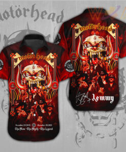 Motorhead Short Sleeve Dress Shirt WOAHTEE0524ZO