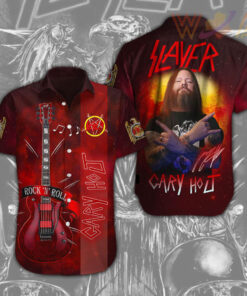 Slayer x Gary Holt Short Sleeve Dress Shirt WOAHTEE0524L