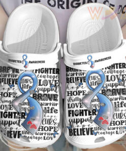 Diabetes Awareness Crocs