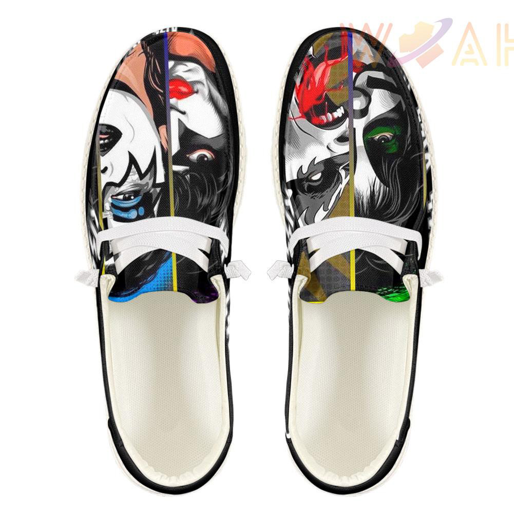 Kiss Band Dudes Shoes Loafer Shoes