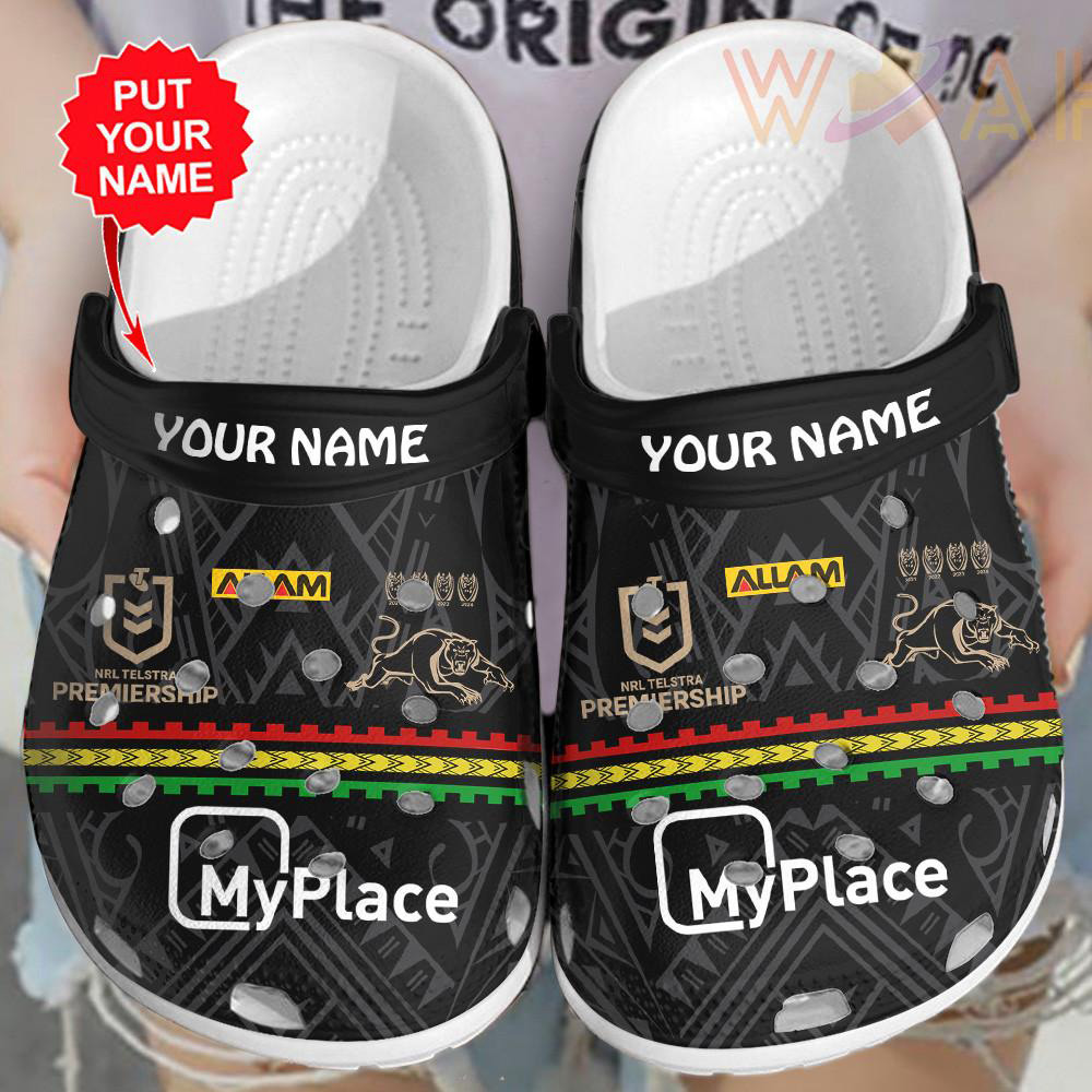 Personalized Penrith Panthers Crocs 02