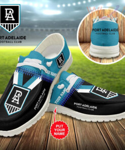 Personalized Port Adelaide Shoes Loafer Shoes