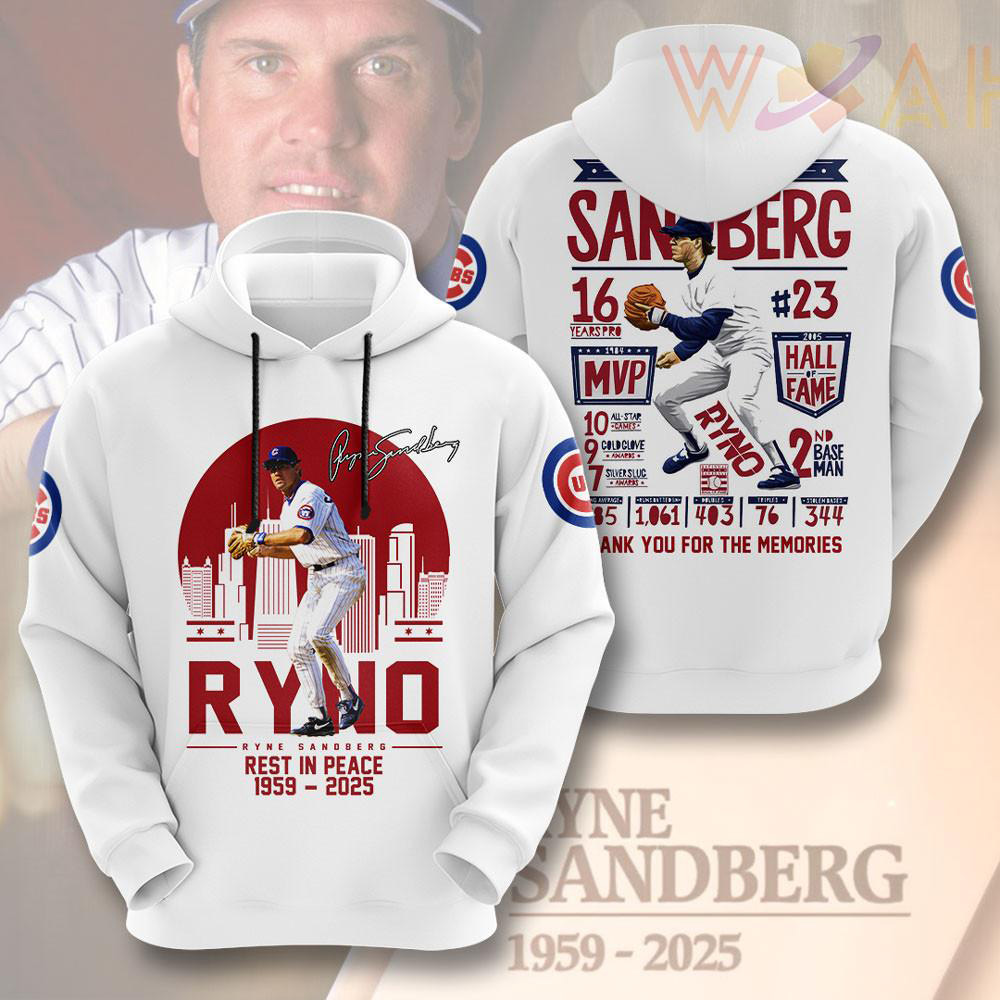 Ryne Sandberg Hoodie 01