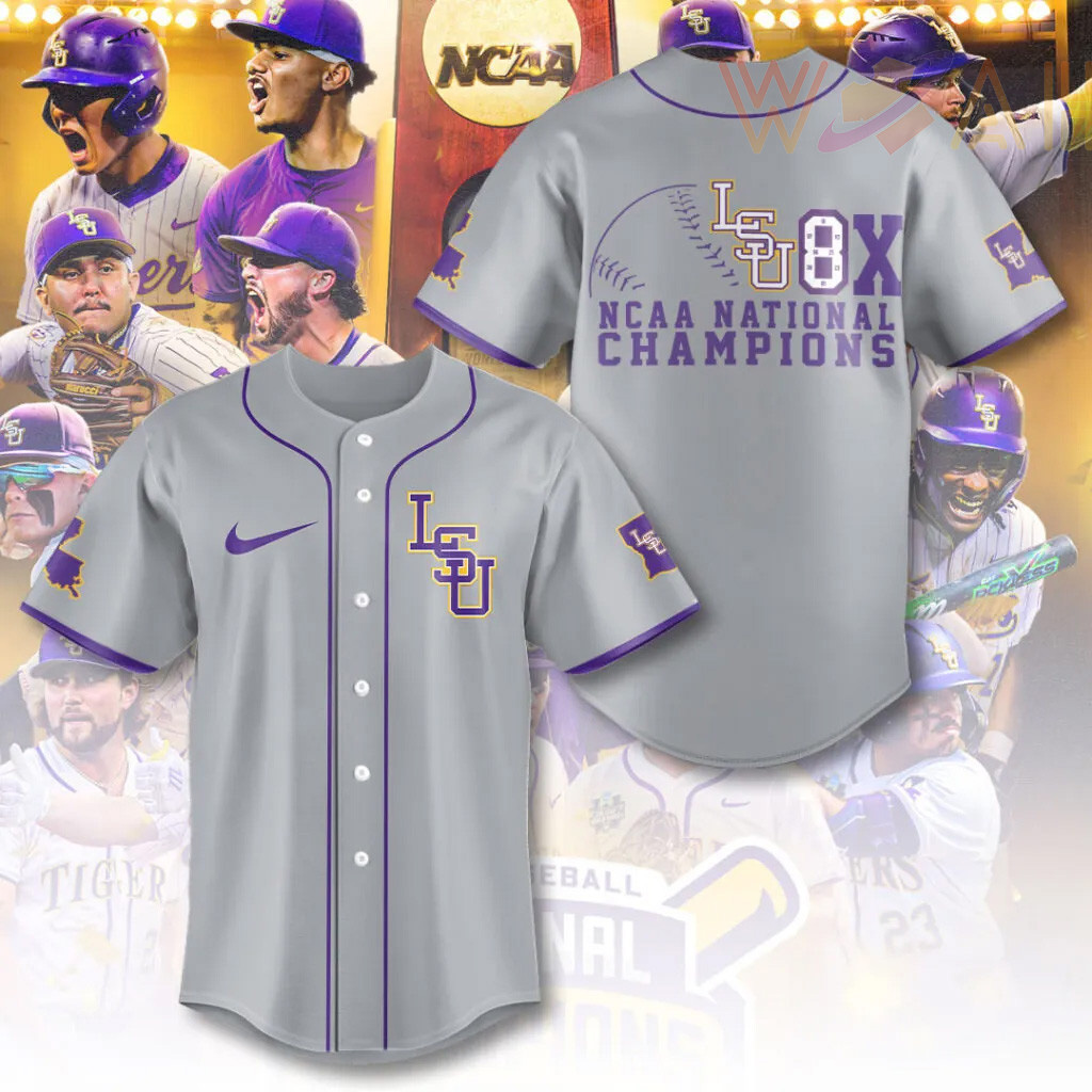 Best Sellers LSU Tigers Baseball Jersey 04