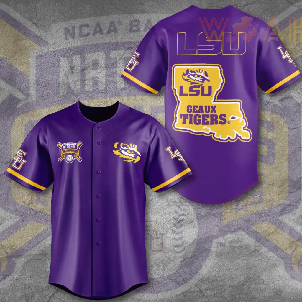 Best Sellers LSU Tigers Baseball Jersey 07
