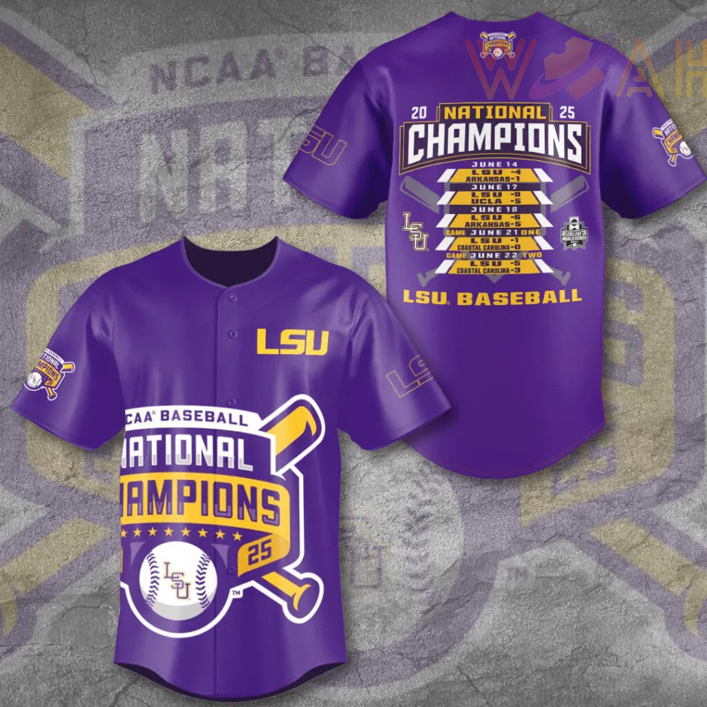 Best Sellers LSU Tigers Baseball Jersey 08