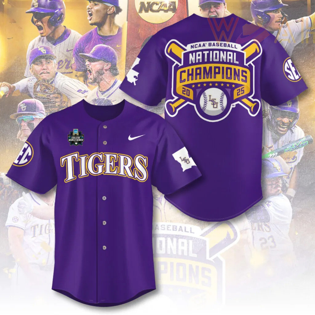 Best Sellers LSU Tigers Baseball Jersey 22