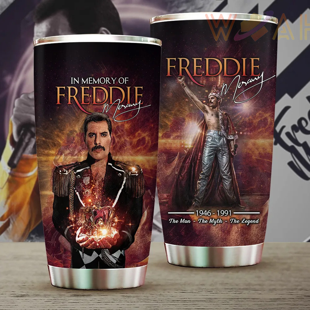 Best sellers Freddie Mercury Tumbler Cup 07