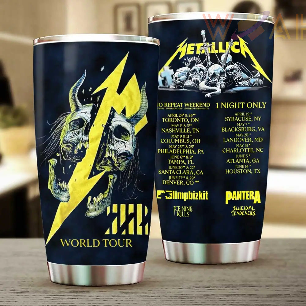 Best sellers Metallica Tumbler Cup 04
