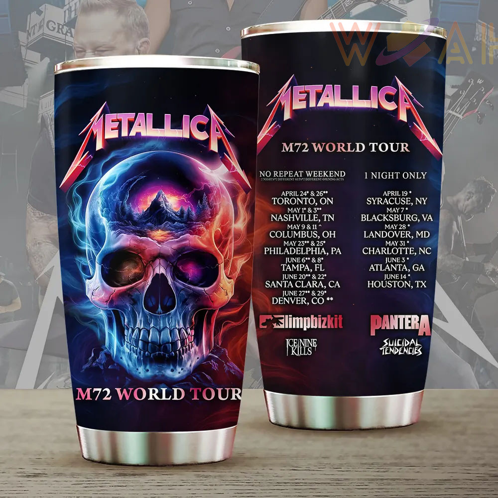 Best sellers Metallica Tumbler Cup 07