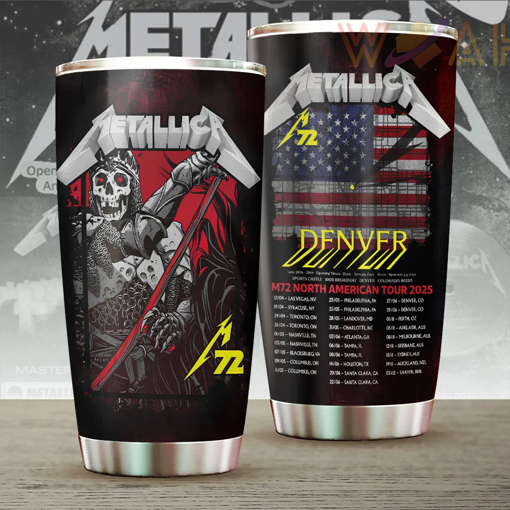Best sellers Metallica Tumbler Cup 13