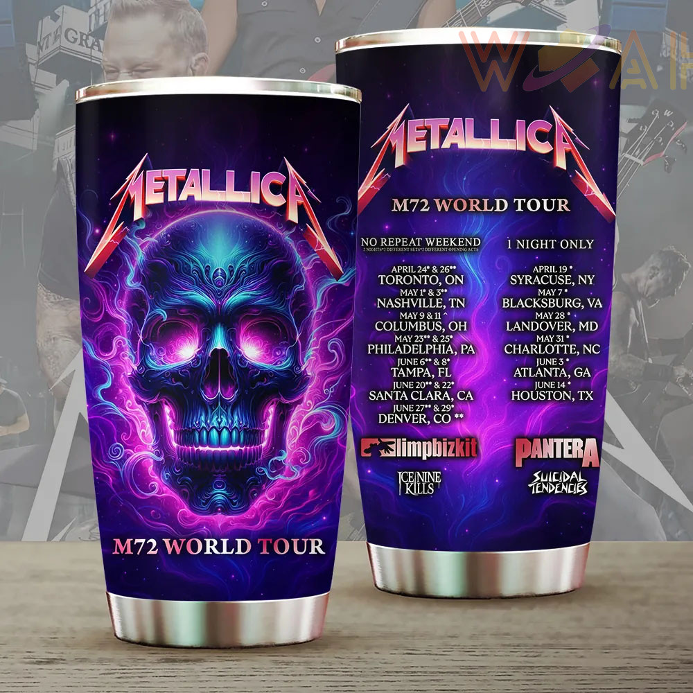 Best sellers Metallica Tumbler Cup 14