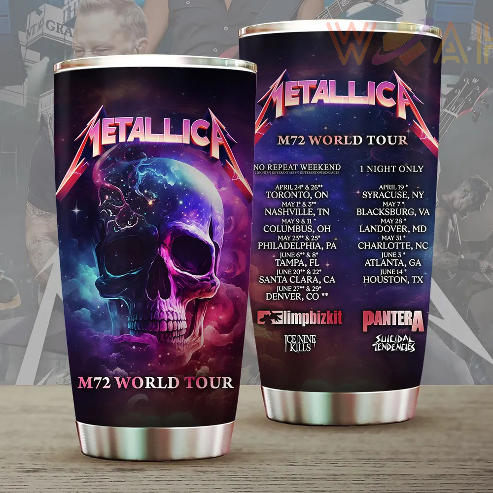 Best sellers Metallica Tumbler Cup 21