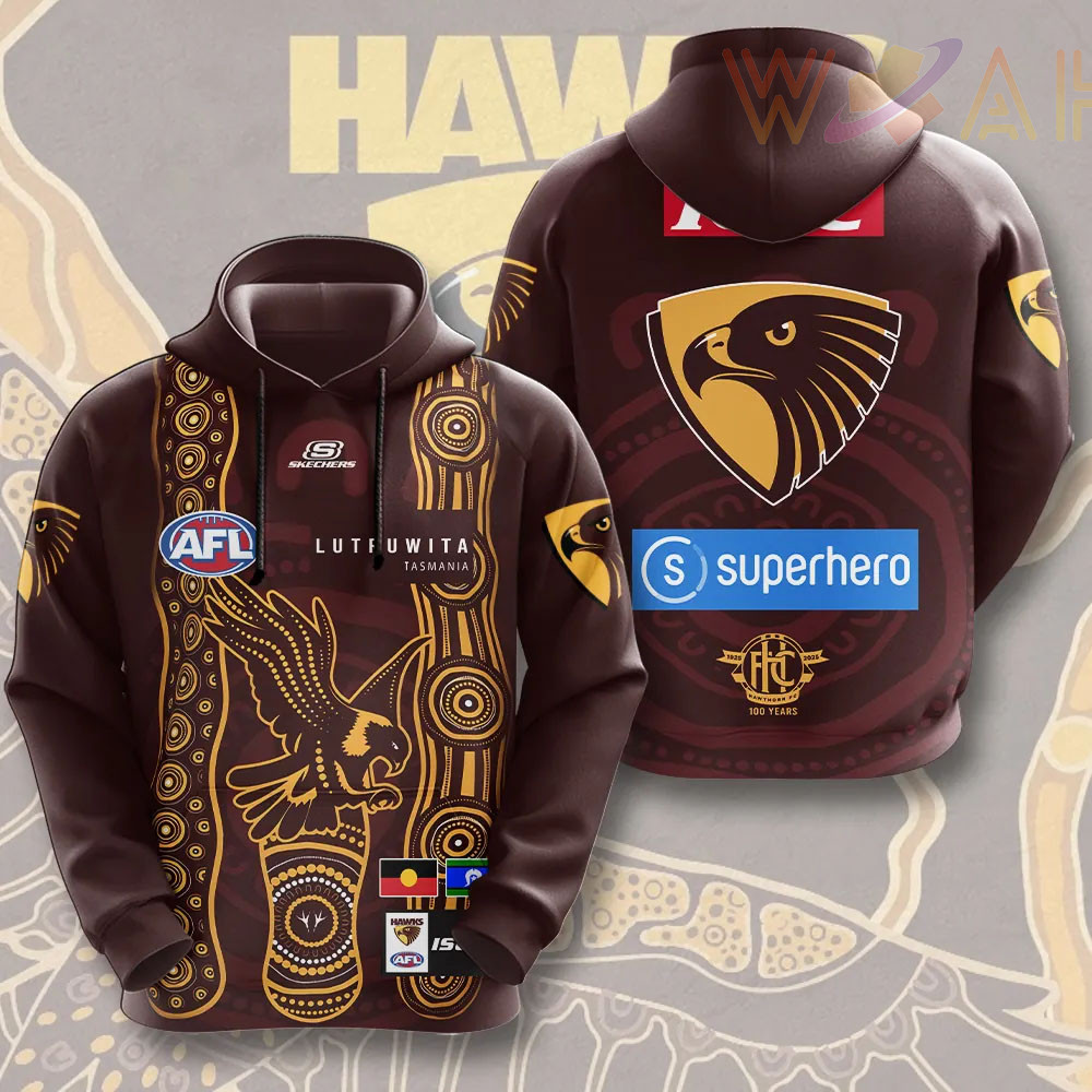 Hawthorn FC Hoodie 02