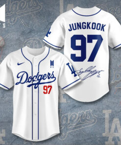 Los Angeles Dodgers x BTS Jungkook Baseball Jersey