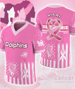 Miami Dolphins x Breast Cancer Awareness Football Jersey