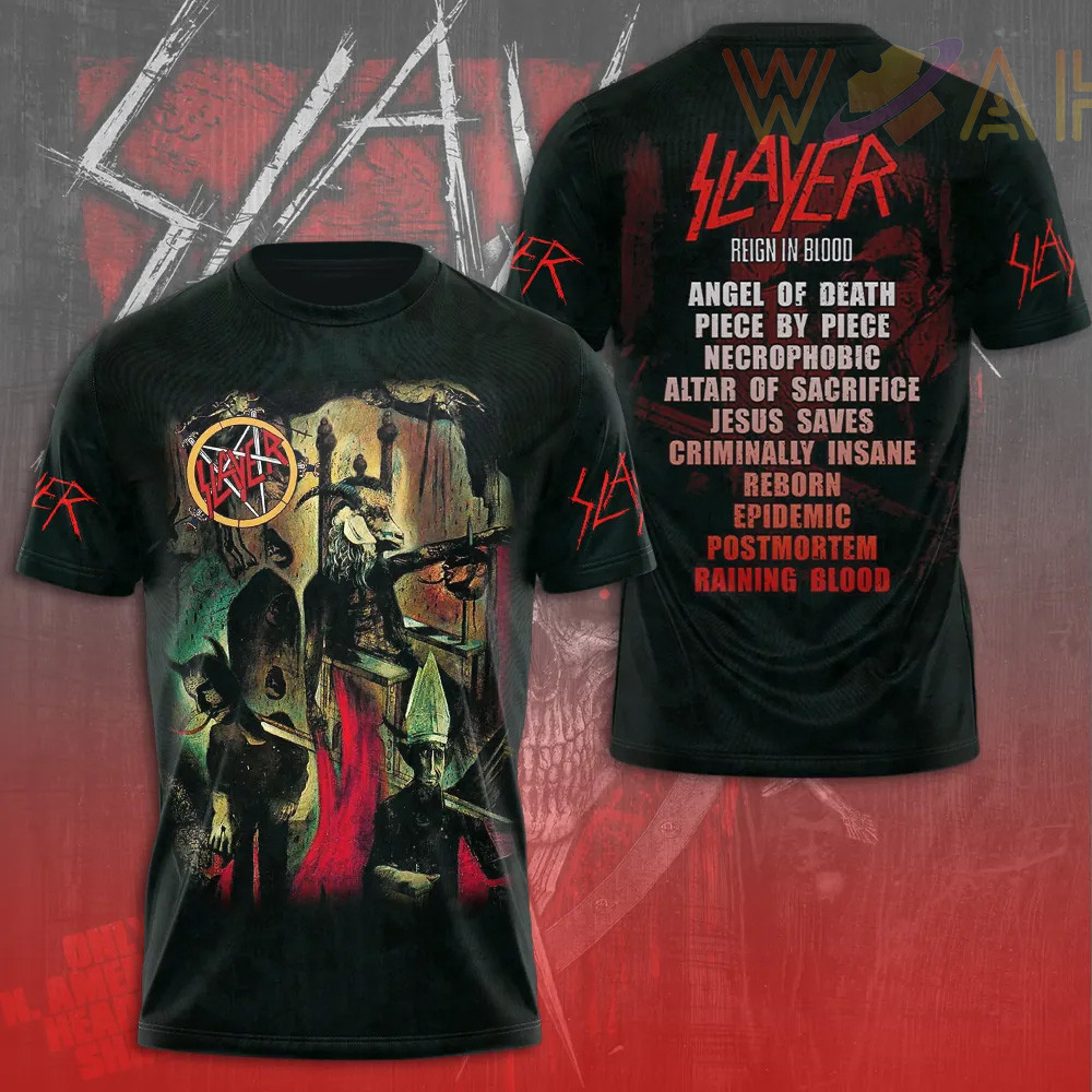 Slayer Band T shirt 13