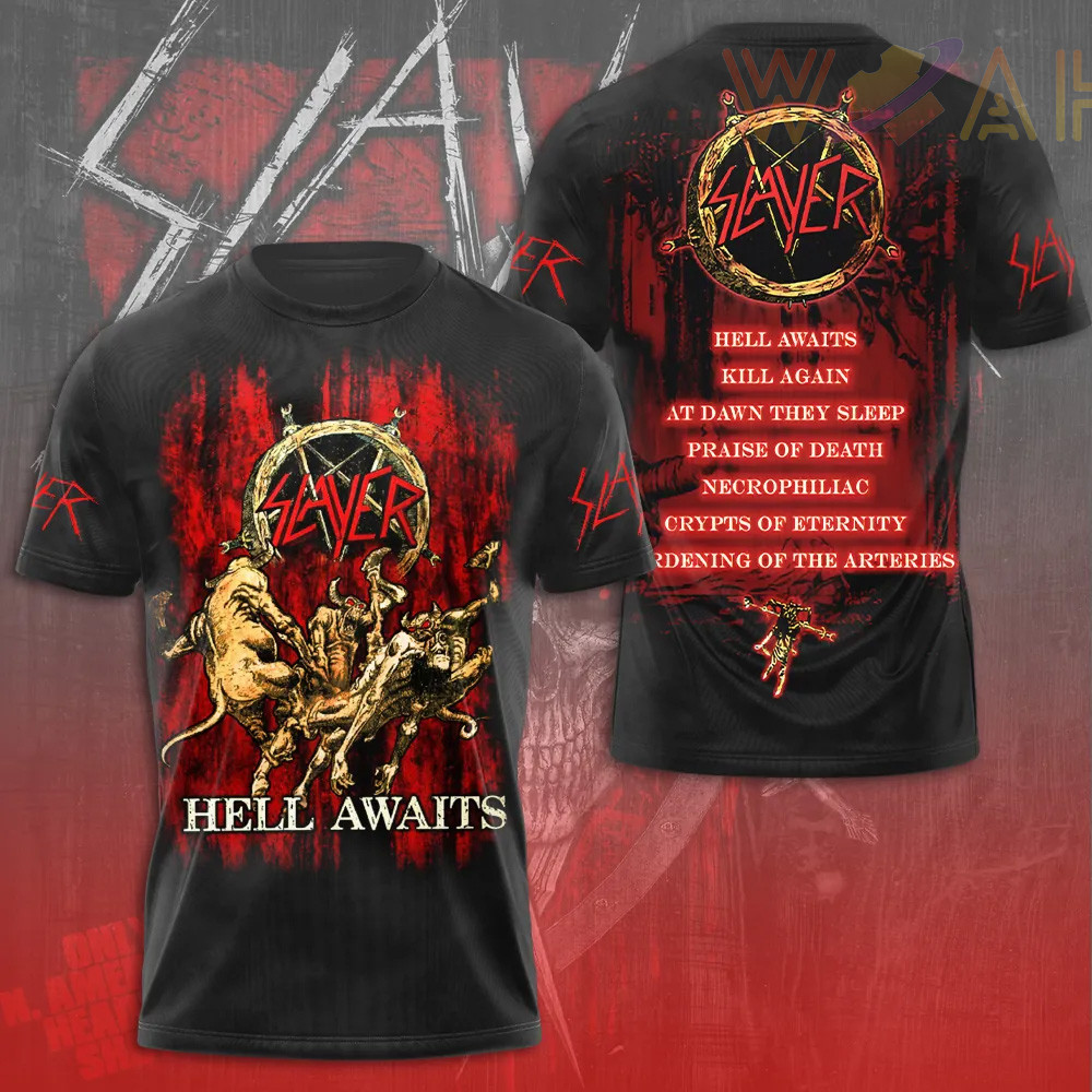 Slayer Band T shirt 16