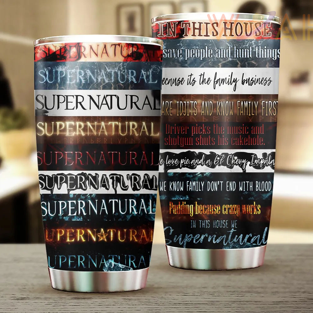 Supernatural Tumbler Cup 03