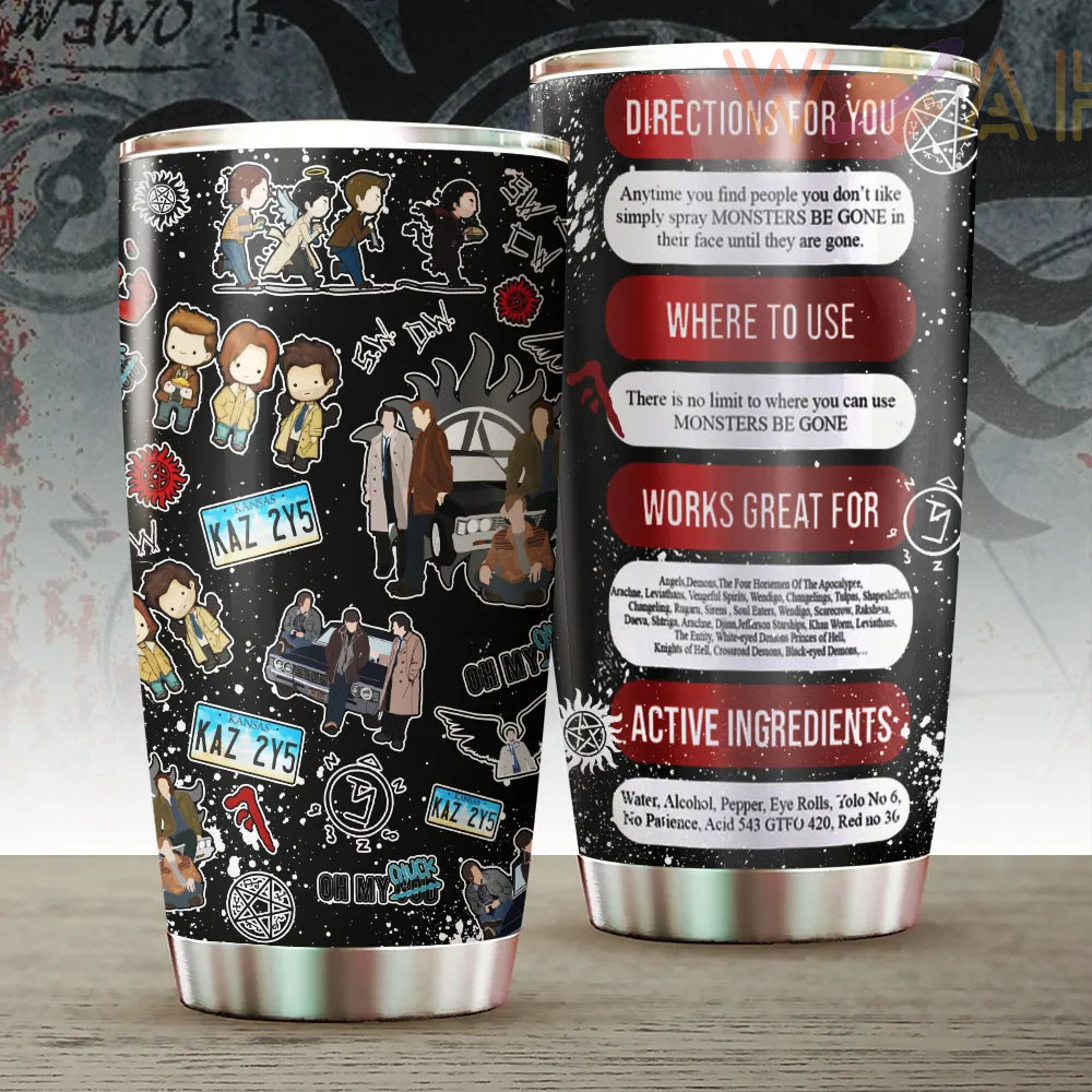 Supernatural Tumbler Cup 19