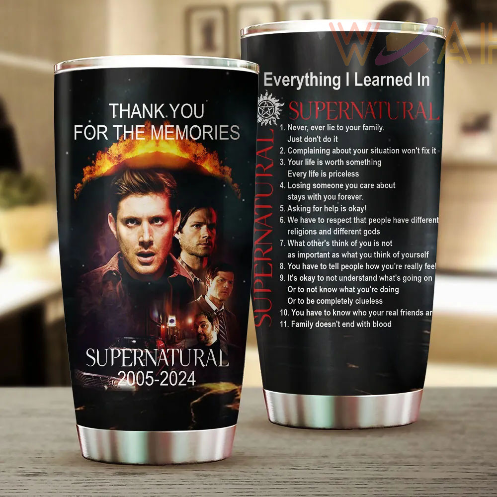 Supernatural Tumbler Cup 25