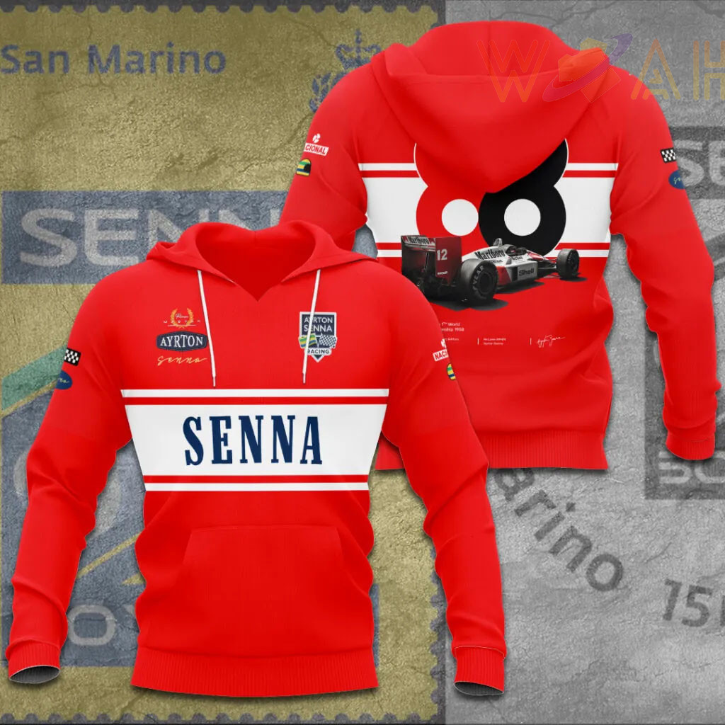 Ayrton Senna Hoodie 01
