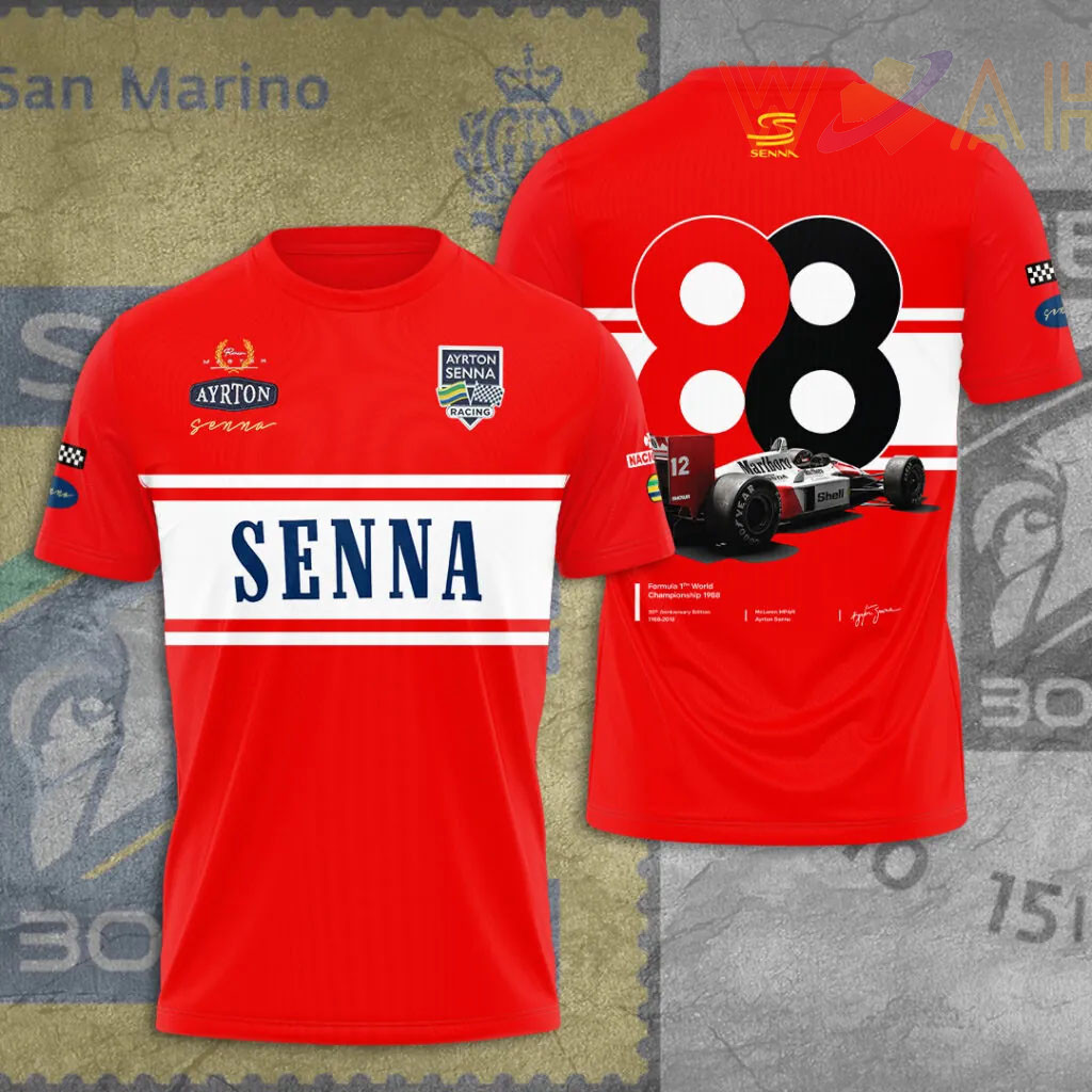 Ayrton Senna T shirt 02