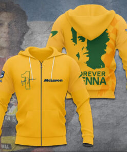 Ayrton Senna Zip Hoodie 03