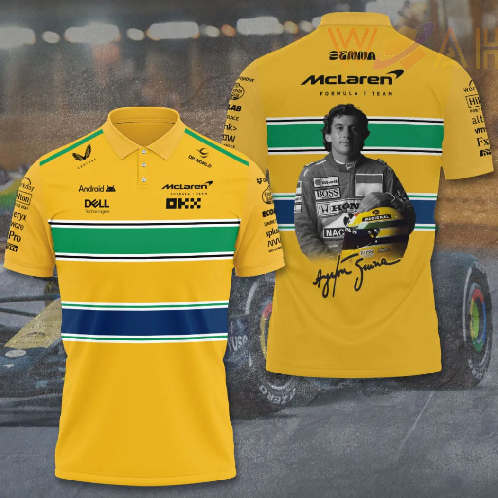 Ayrton Senna polo shirt 02