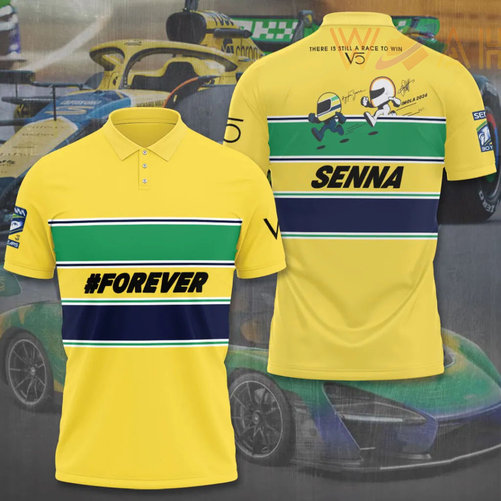 Ayrton Senna polo shirt 03