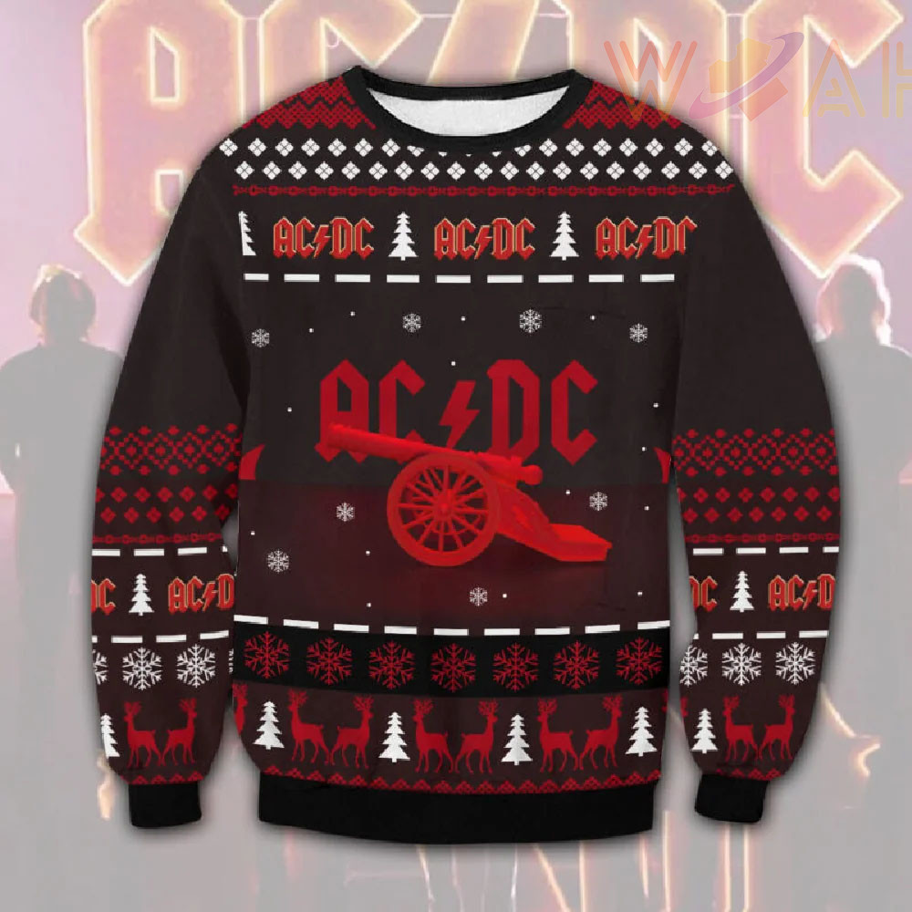 Best sellers ACDC Ugly Christmas Sweaters 05