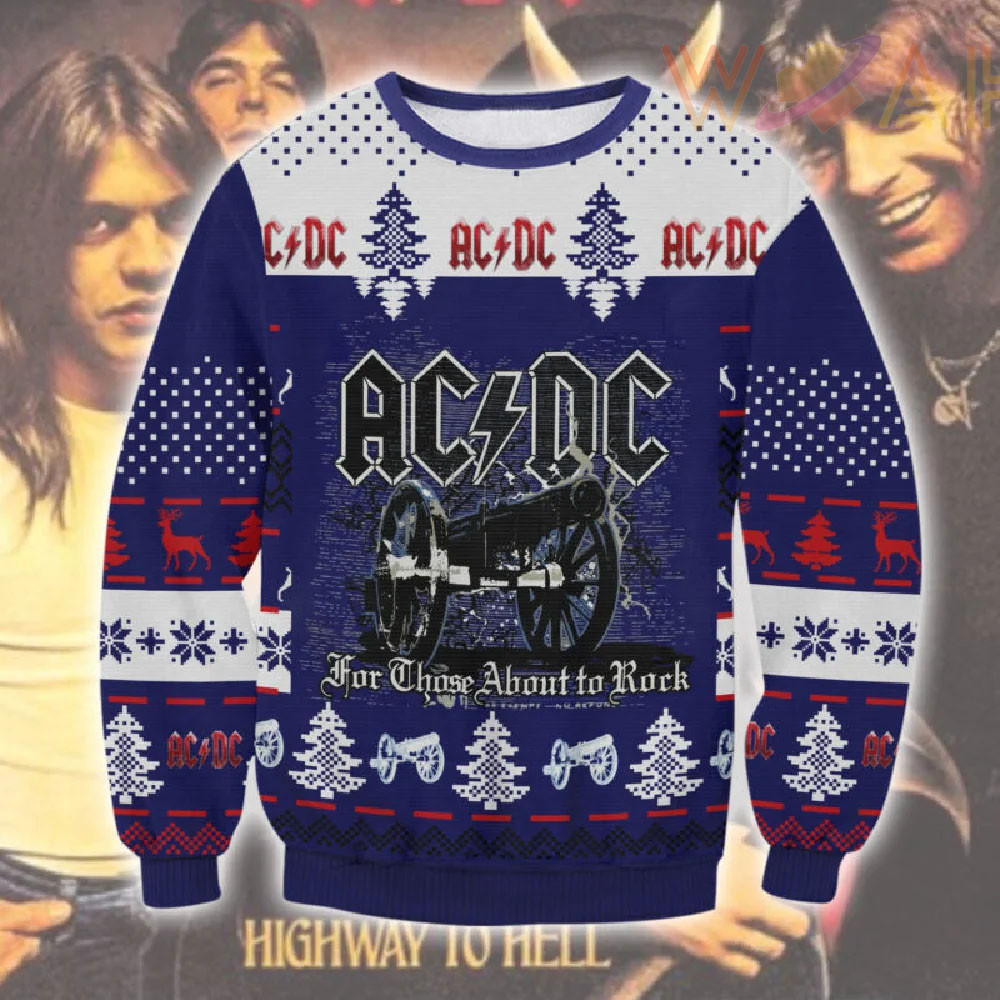 Best sellers ACDC Ugly Christmas Sweaters 06