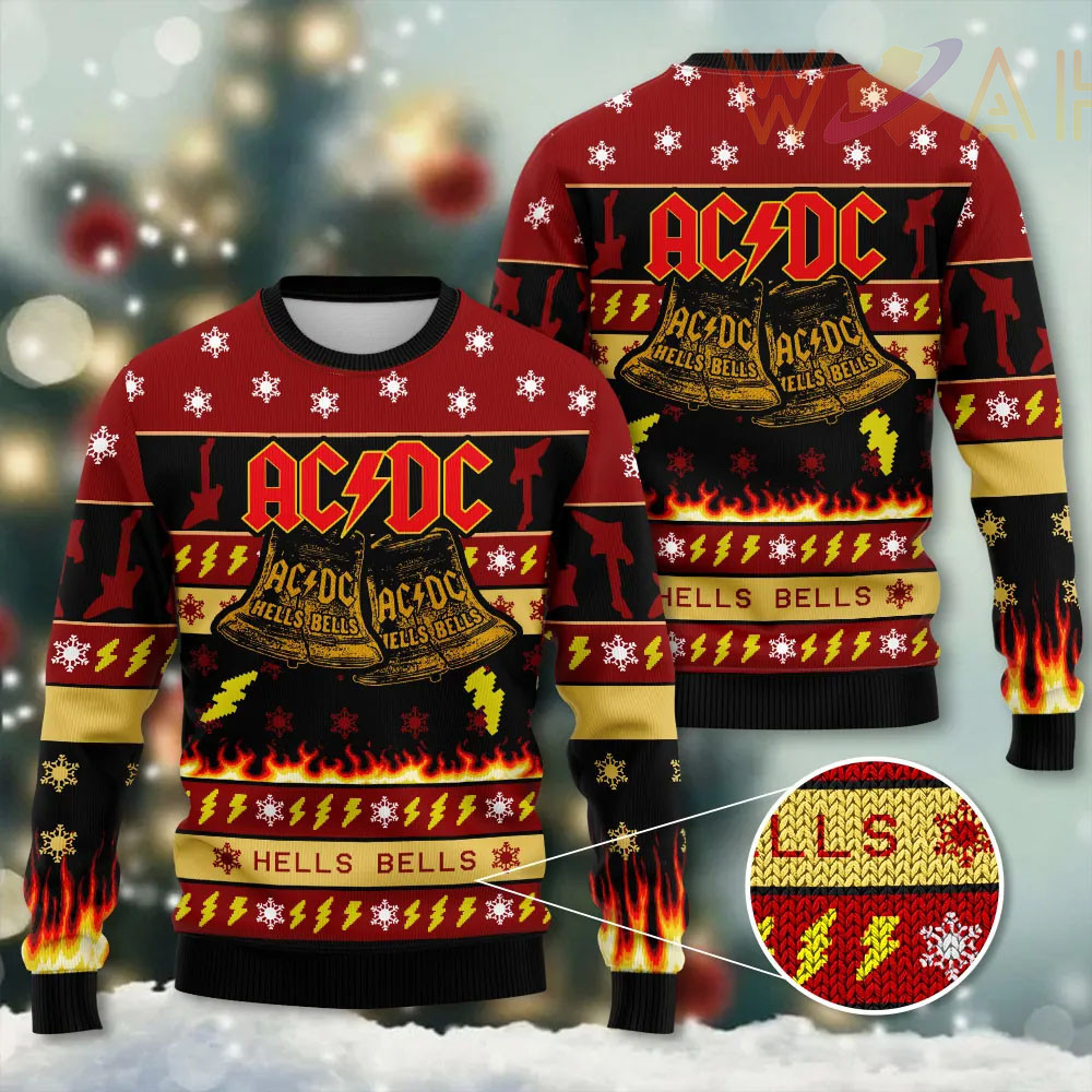 Best sellers ACDC Ugly Christmas Sweaters 07