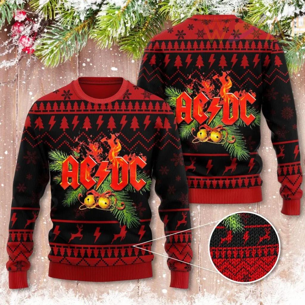 Best sellers ACDC Ugly Christmas Sweaters 09