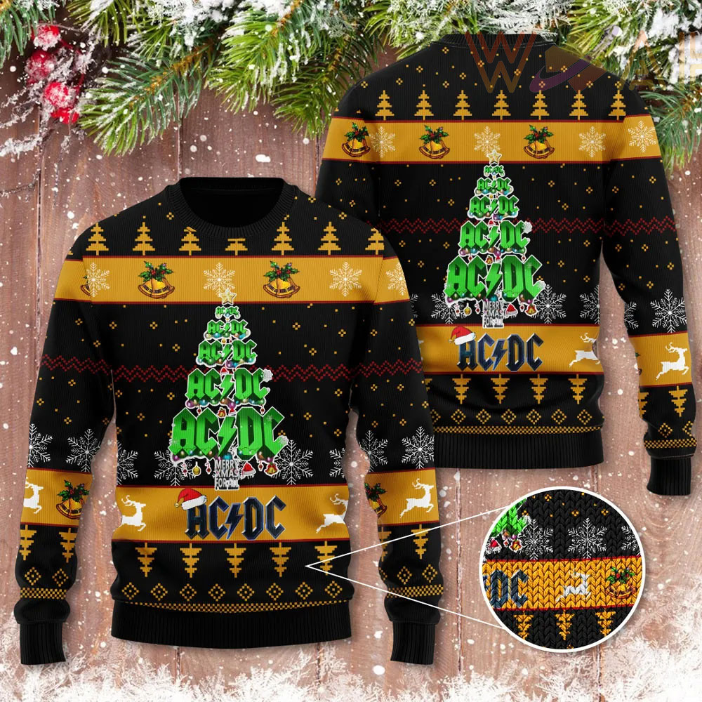 Best sellers ACDC Ugly Christmas Sweaters 10