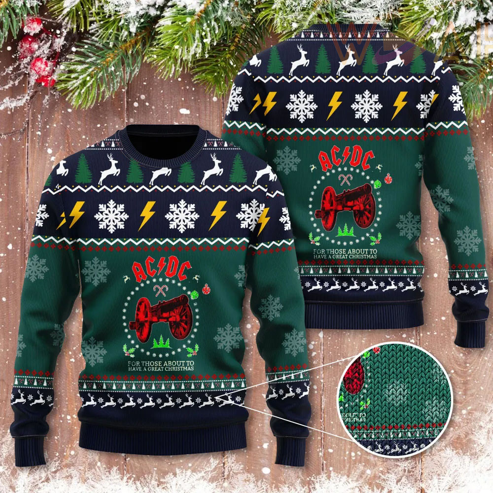 Best sellers ACDC Ugly Christmas Sweaters 13