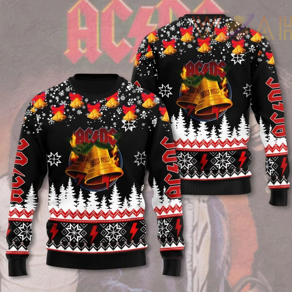 Best sellers ACDC Ugly Christmas Sweaters 14