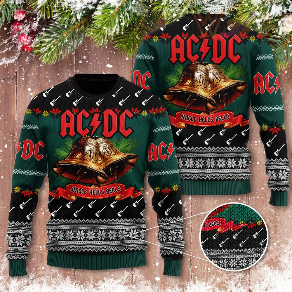 Best sellers ACDC Ugly Christmas Sweaters 15