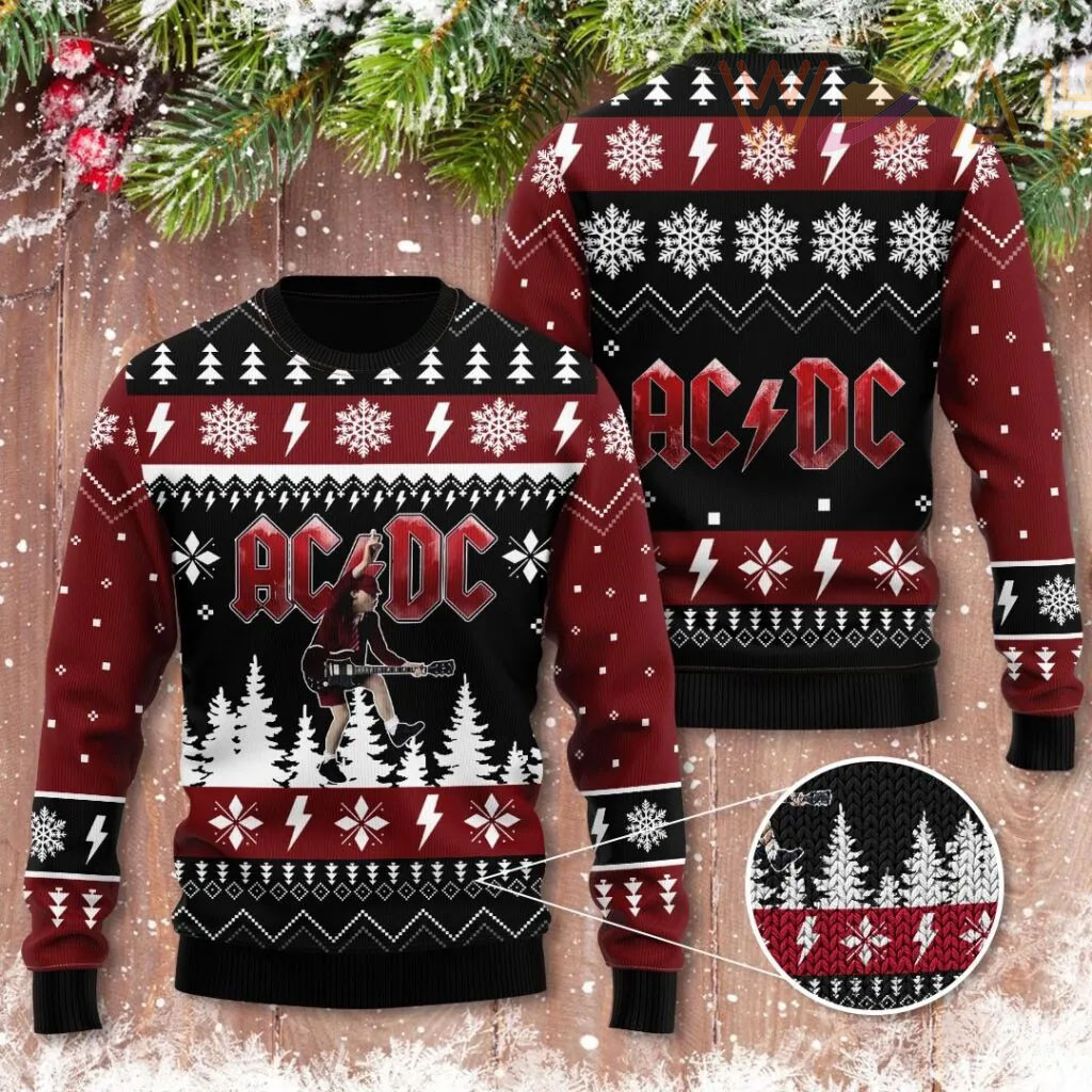 Best sellers ACDC Ugly Christmas Sweaters 16