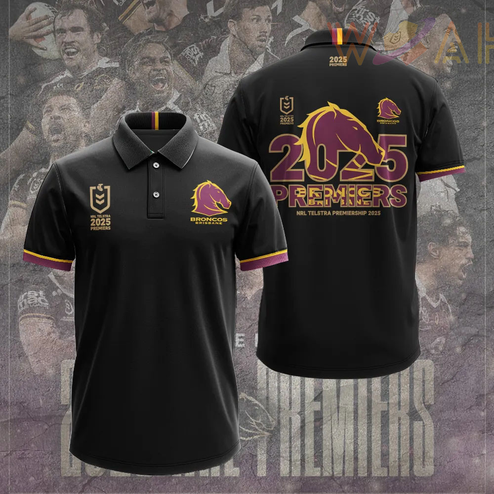 Brisbane Broncos polo shirt 01