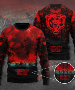 Chicago Bears x Stranger Things Ugly Sweater