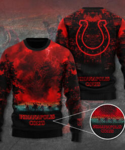 Indianapolis Colts x Stranger Things Ugly Sweater