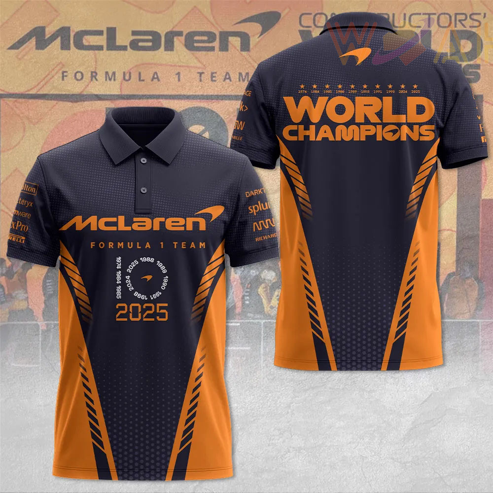 McLaren 2025 Constructors Championship polo shirt 03