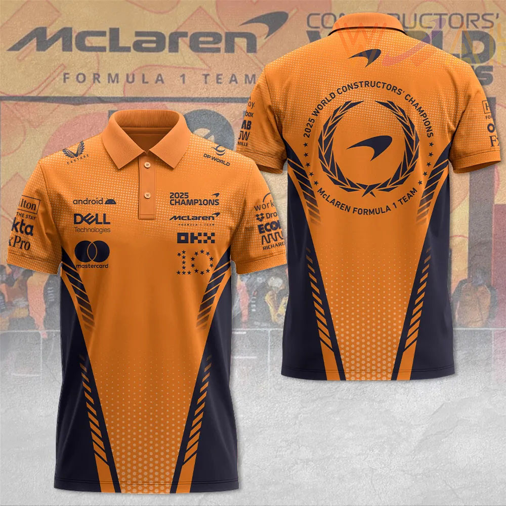 McLaren 2025 Constructors Championship polo shirt 04