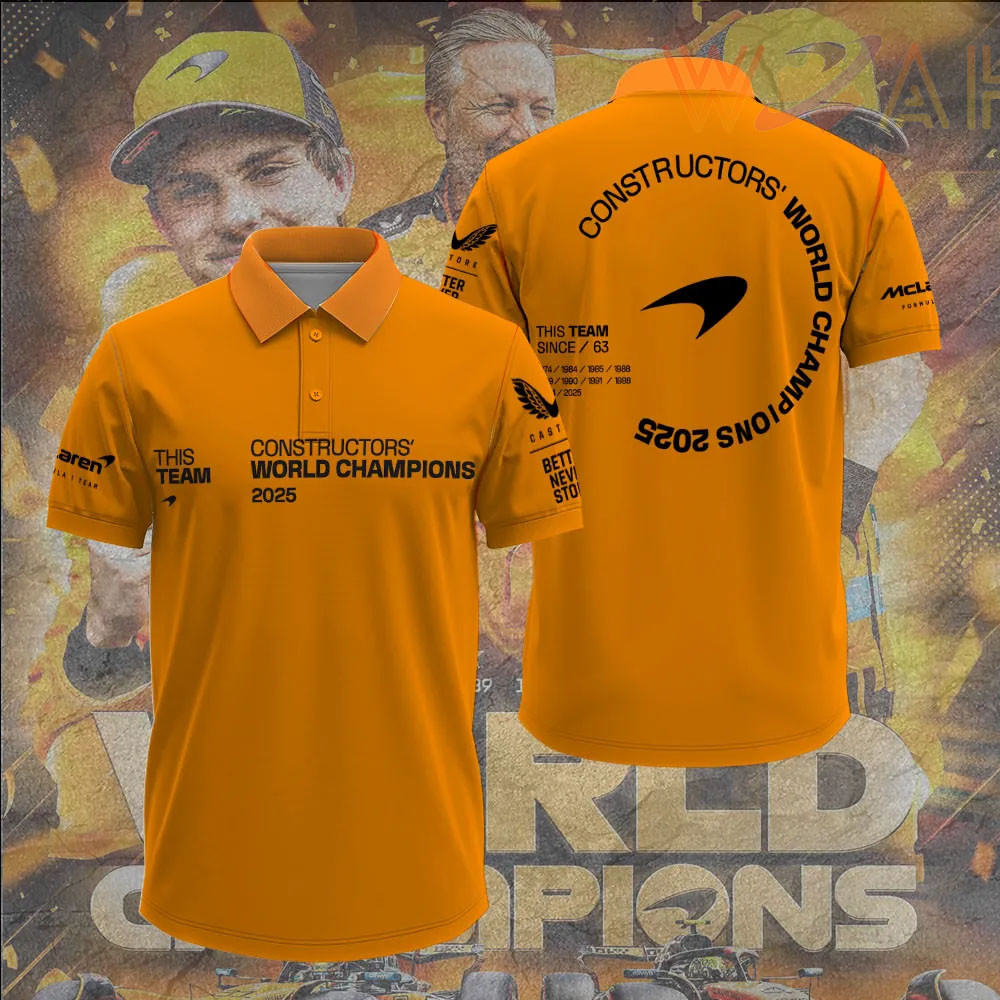 McLaren 2025 Constructors Championship polo shirt 05