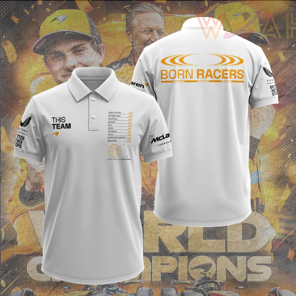 McLaren 2025 Constructors Championship polo shirt 06