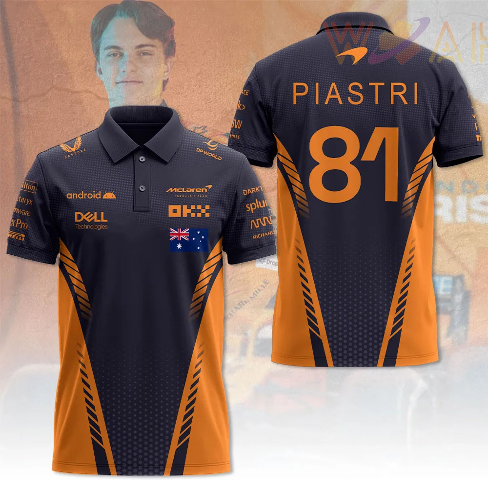 Oscar Piastri polo shirt 01