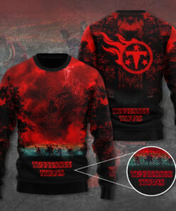 Tennessee Titans x Stranger Things Ugly Sweater
