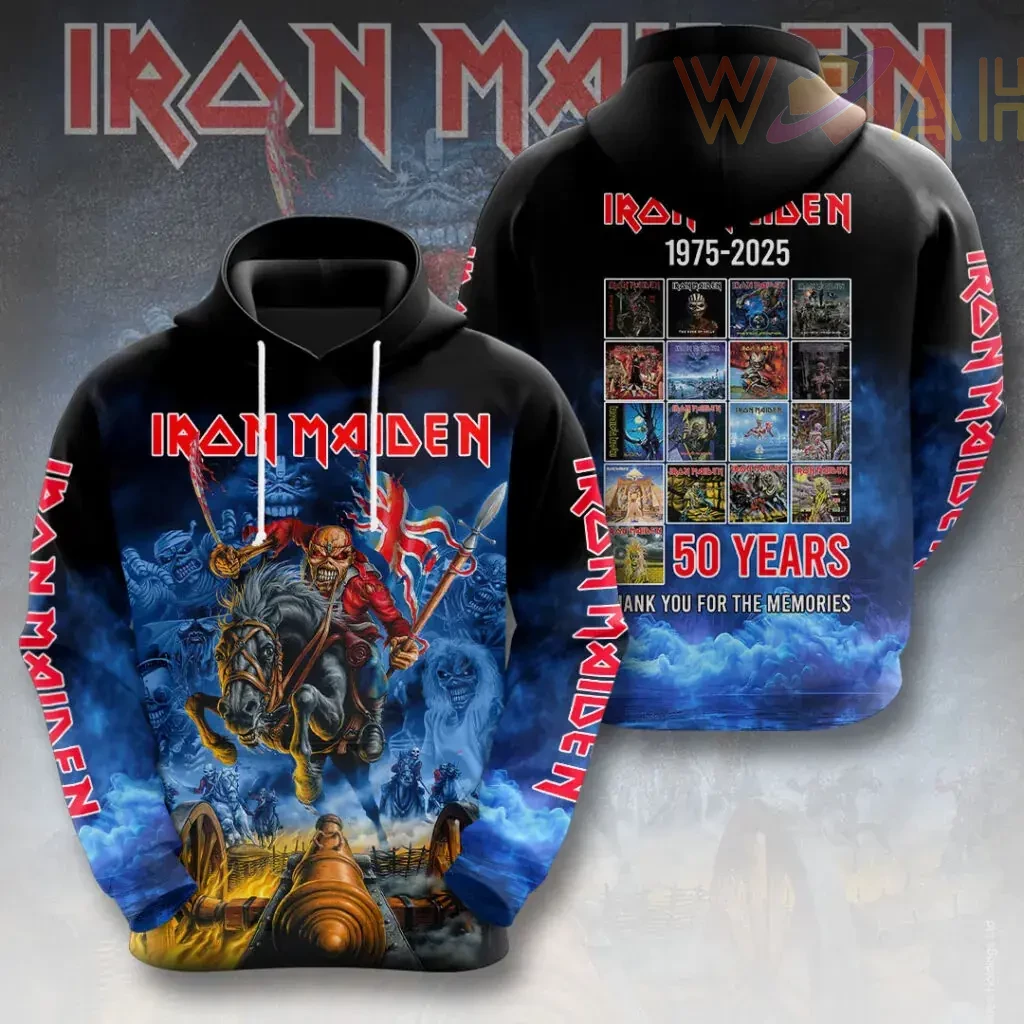 Best sellers Iron Maiden 50th Anniversary Hoodie 02
