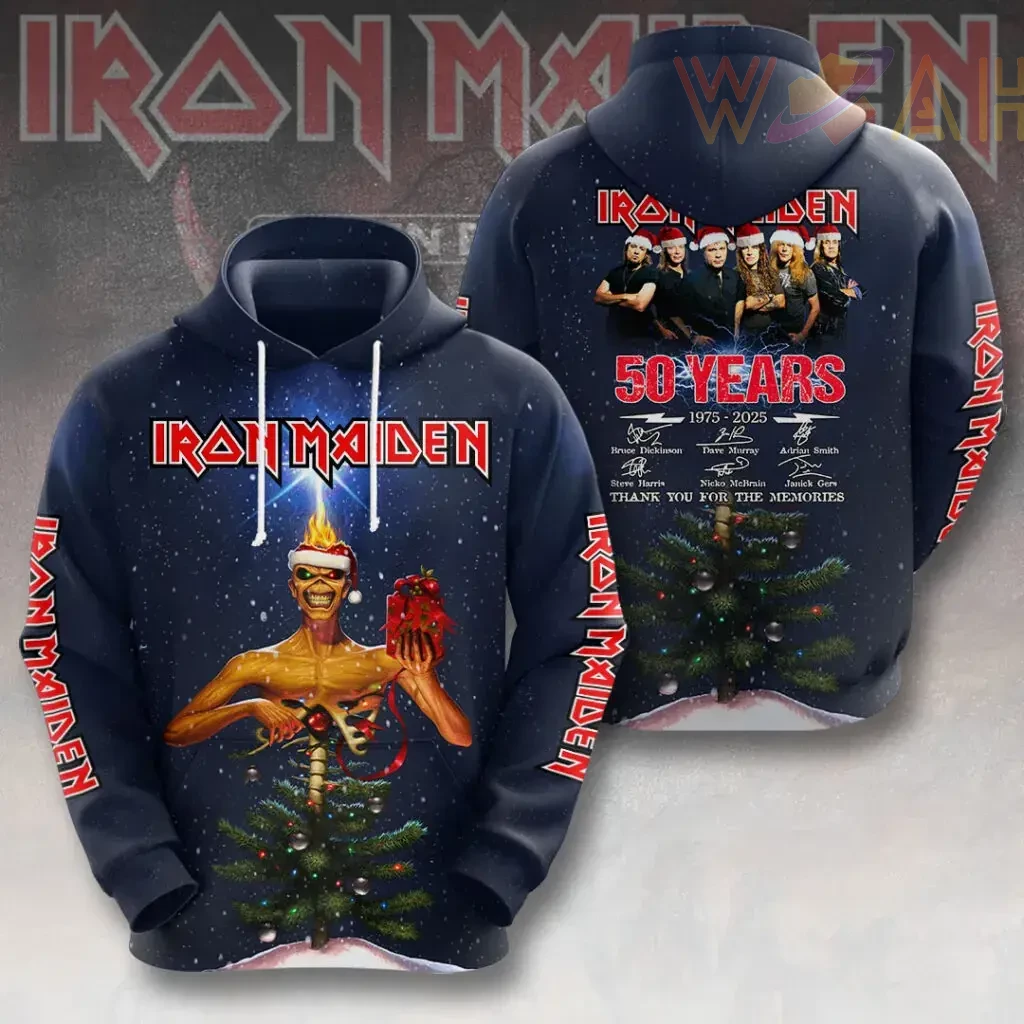 Best sellers Iron Maiden 50th Anniversary Hoodie 05